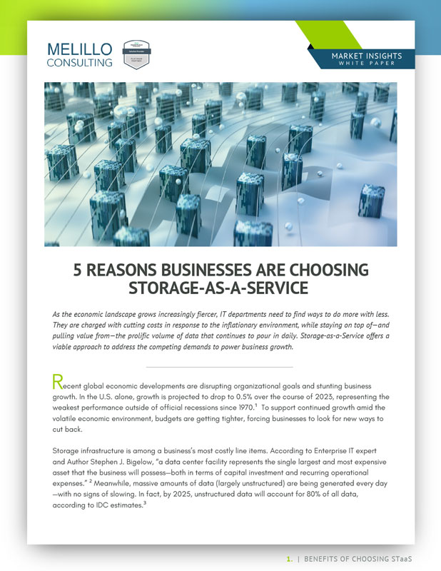 5 Reasons Businesses are Choosing Storage-as-a-Service