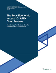 The Total Economic Impact of APEX Cloud Services